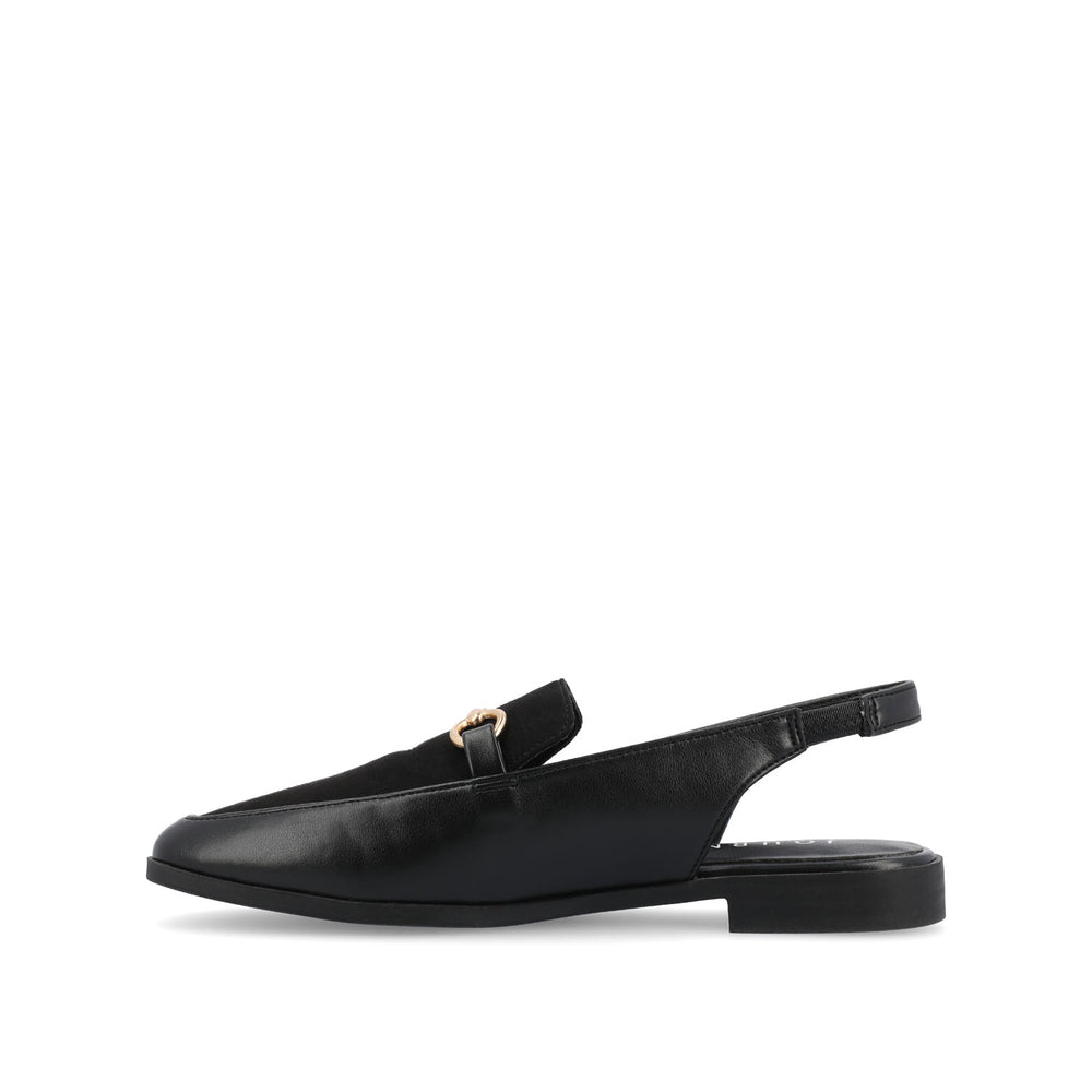 LAINEY LOAFER FLATS IN FAUX LEATHER