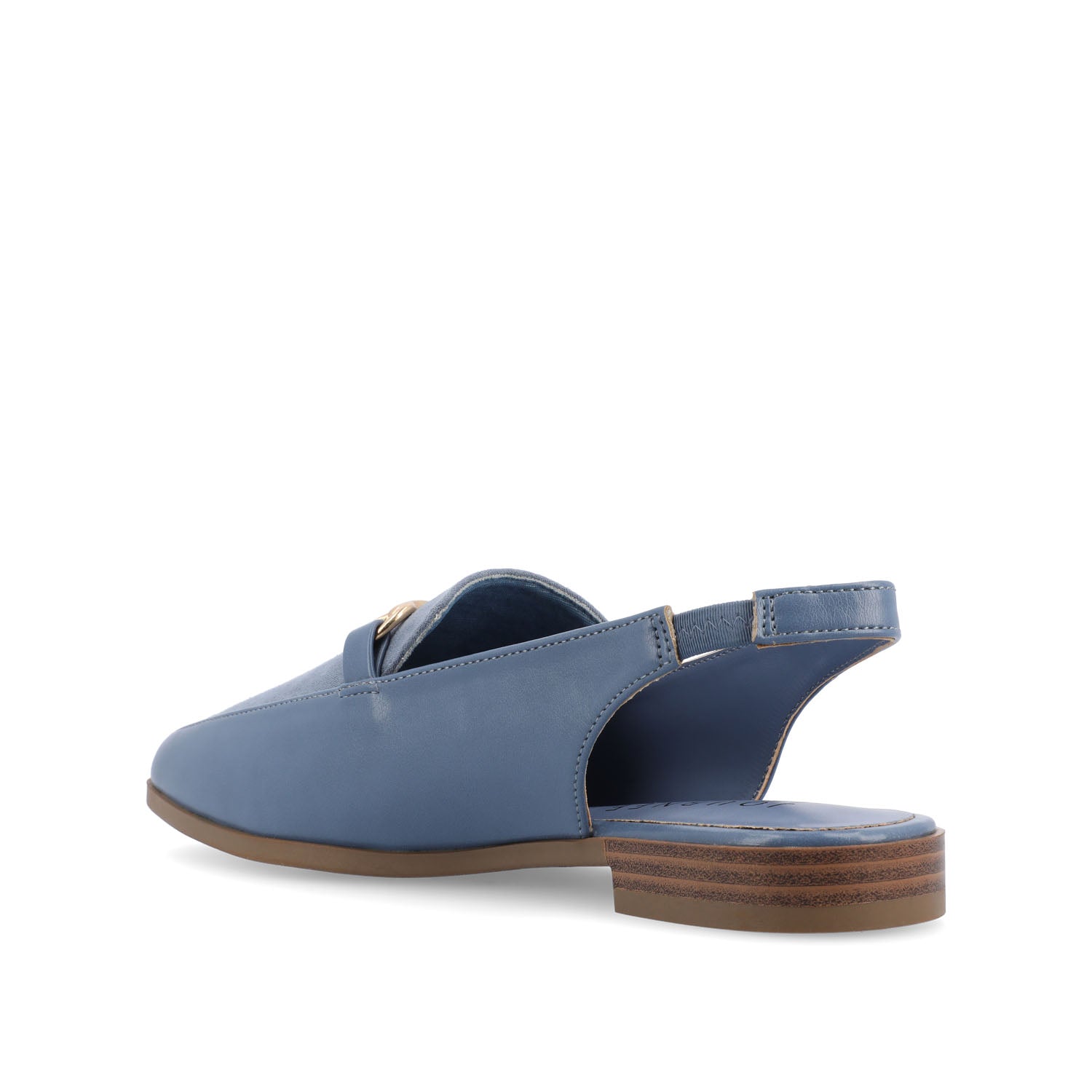 LAINEY LOAFER FLATS IN VEGAN LEATHER - Blue