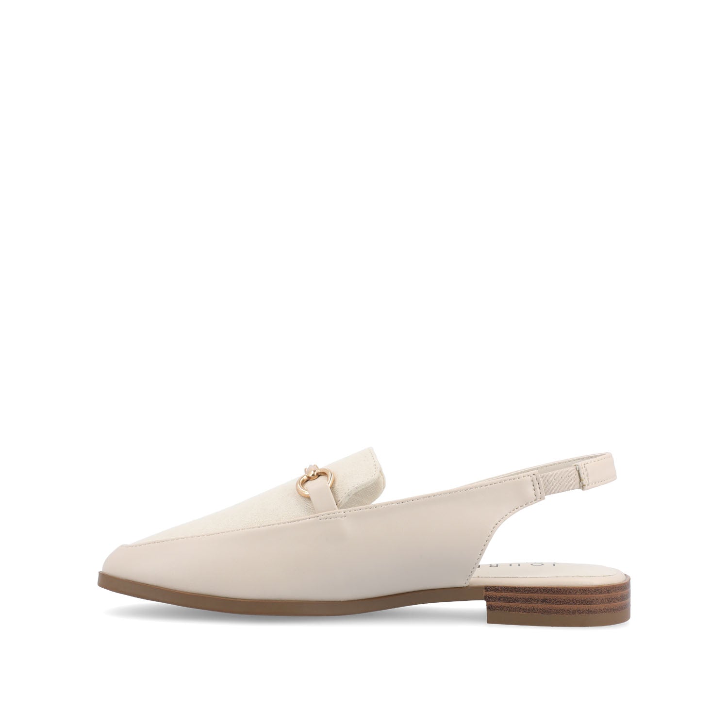 LAINEY LOAFER FLATS IN VEGAN LEATHER - Off White