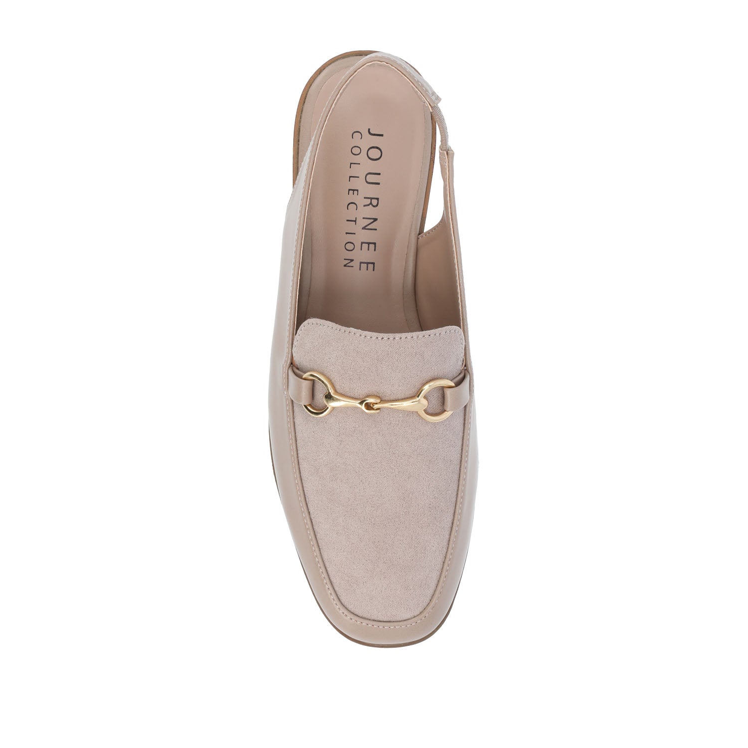 LAINEY LOAFER FLATS IN VEGAN LEATHER - Taupe