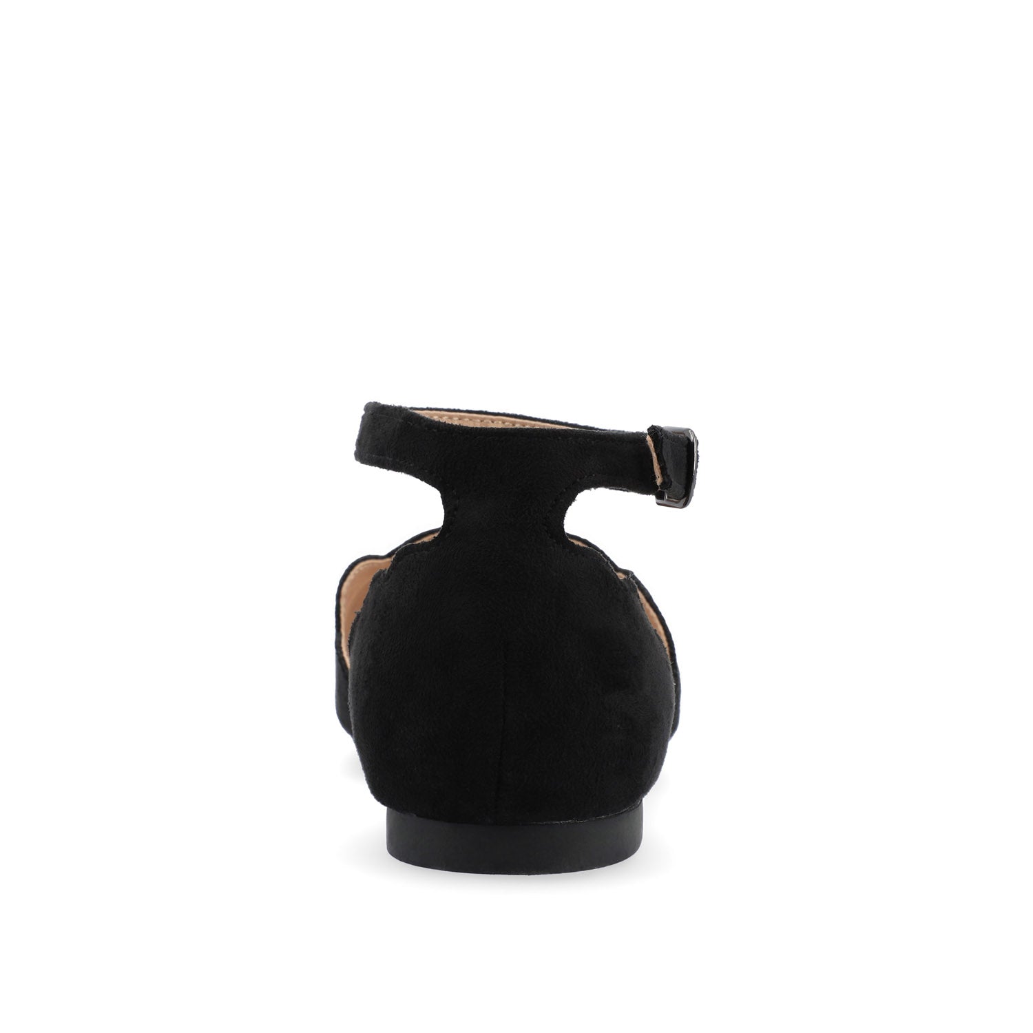 LANA SCALLOPED D'ORSAY FLATS IN WIDE - Black