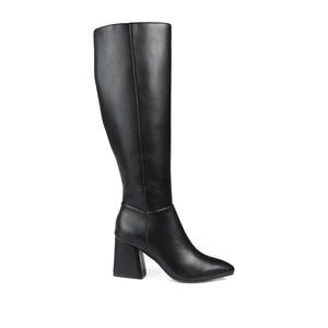 LANDREE KNEE-HIGH BOOTS IN WIDE CALF - Black