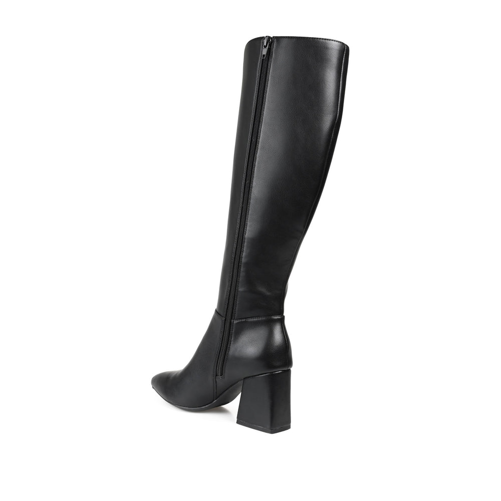 LANDREE KNEE-HIGH BOOTS IN WIDE CALF