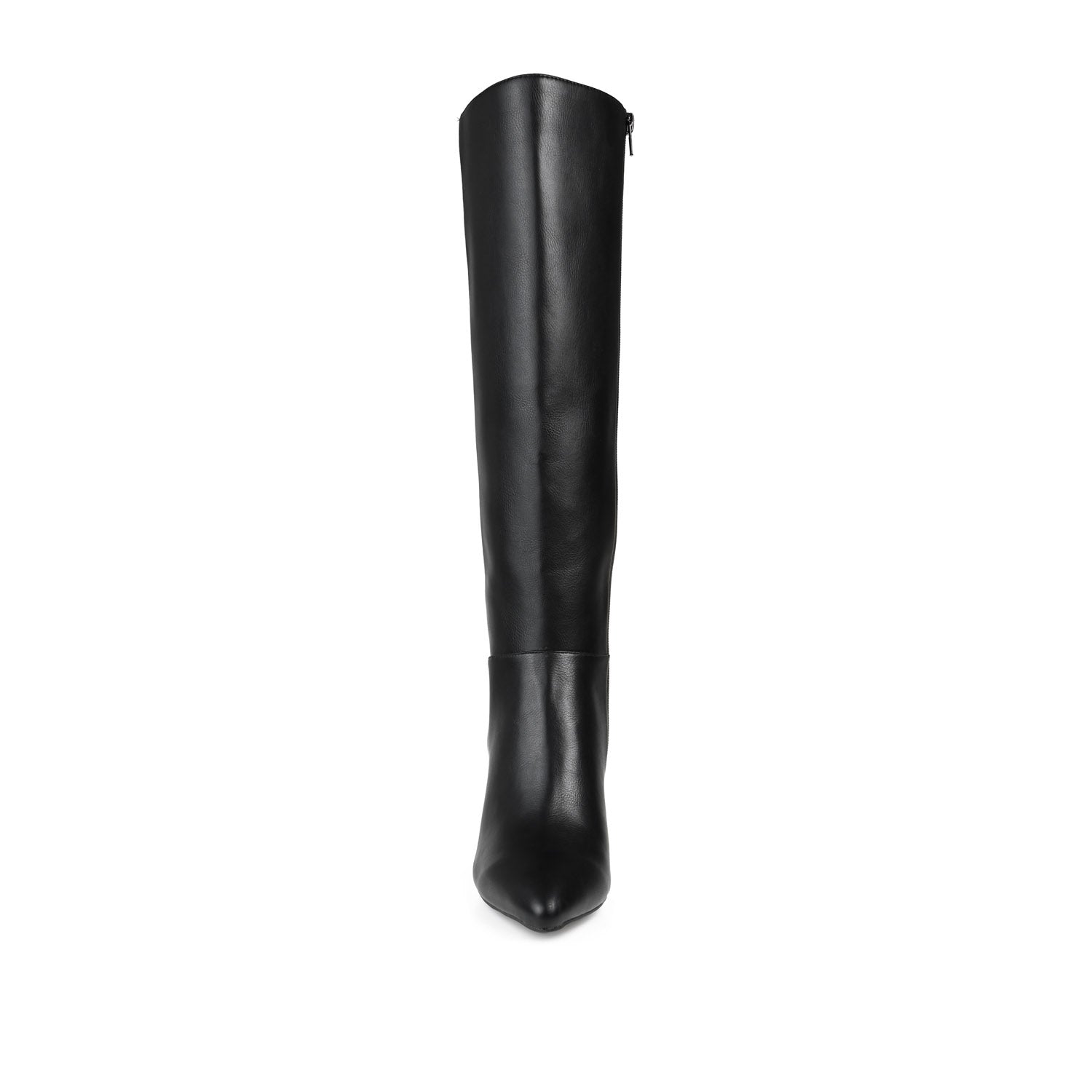 LANDREE KNEE-HIGH BOOTS IN VEGAN LEATHER - Black