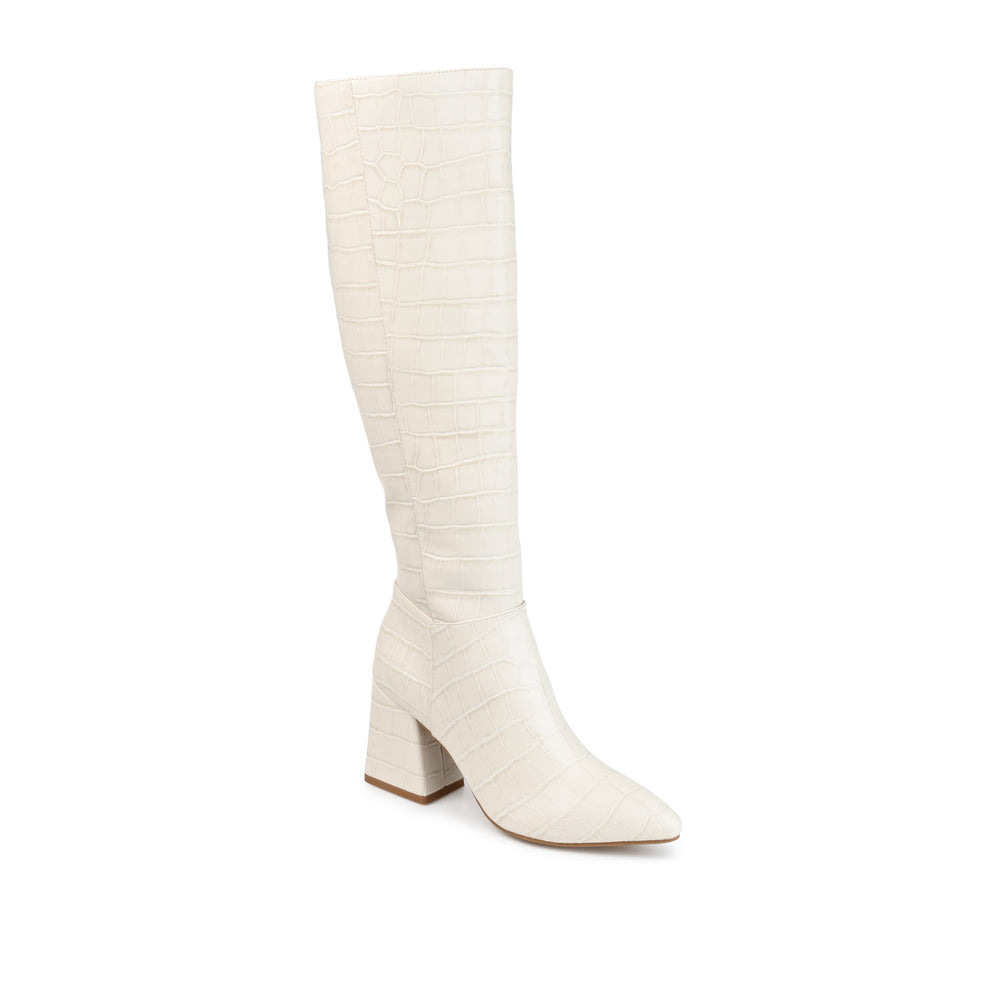 LANDREE KNEE-HIGH BOOTS IN WIDE CALF