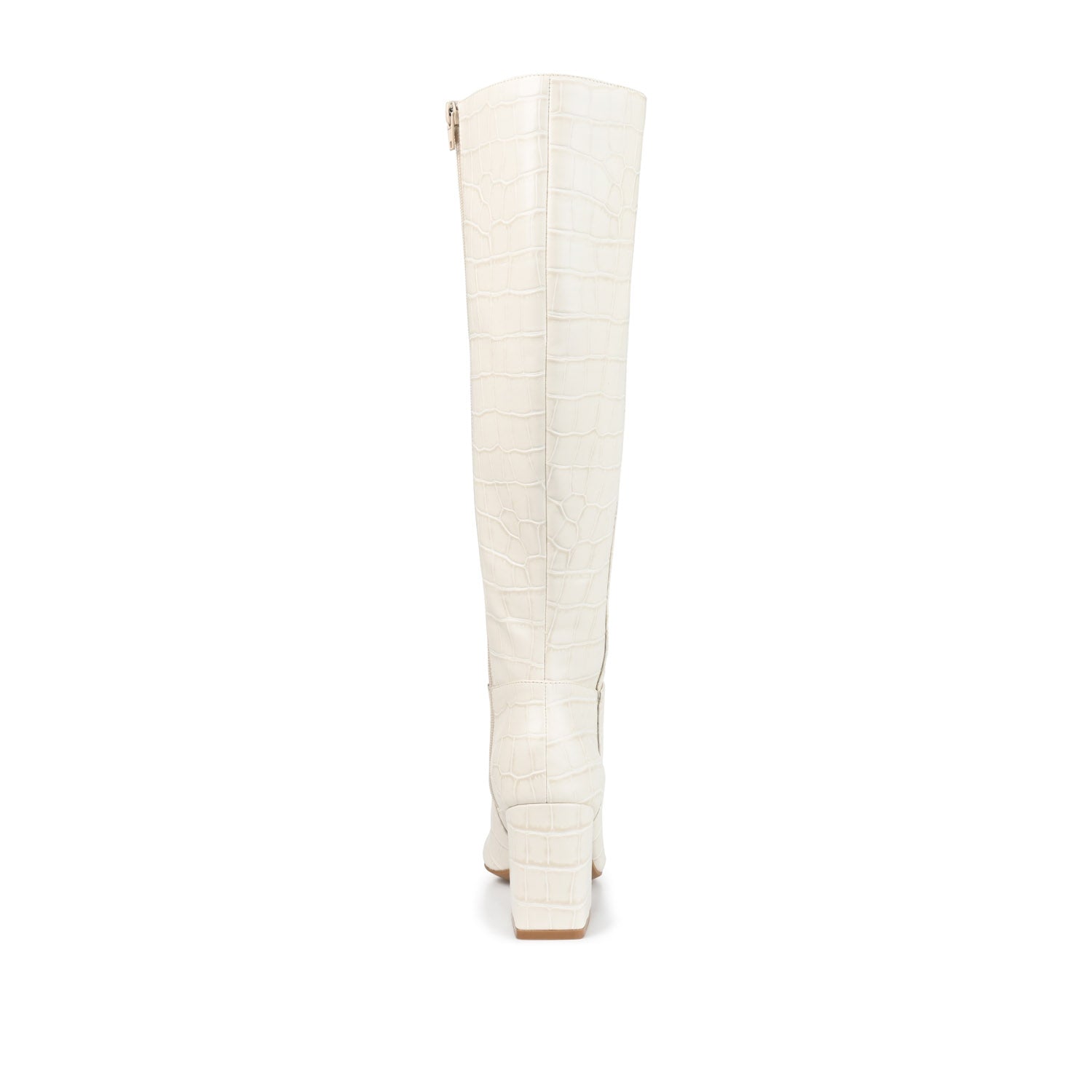 LANDREE KNEE-HIGH BOOTS IN WIDE CALF - Bone