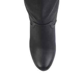 LANGLY KNEE-HIGH BOOTS IN FAUX LEATHER