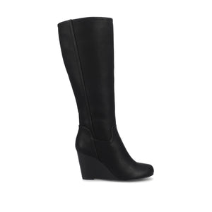 LANGLY KNEE-HIGH BOOTS IN FAUX LEATHER