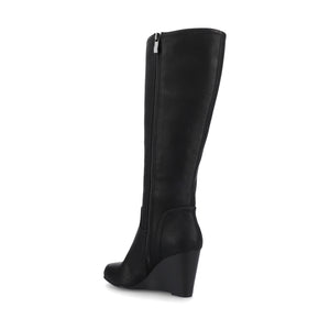 LANGLY KNEE-HIGH BOOTS IN FAUX LEATHER