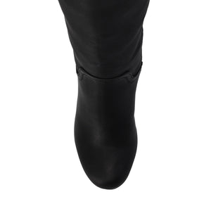 LANGLY KNEE-HIGH BOOTS IN FAUX LEATHER