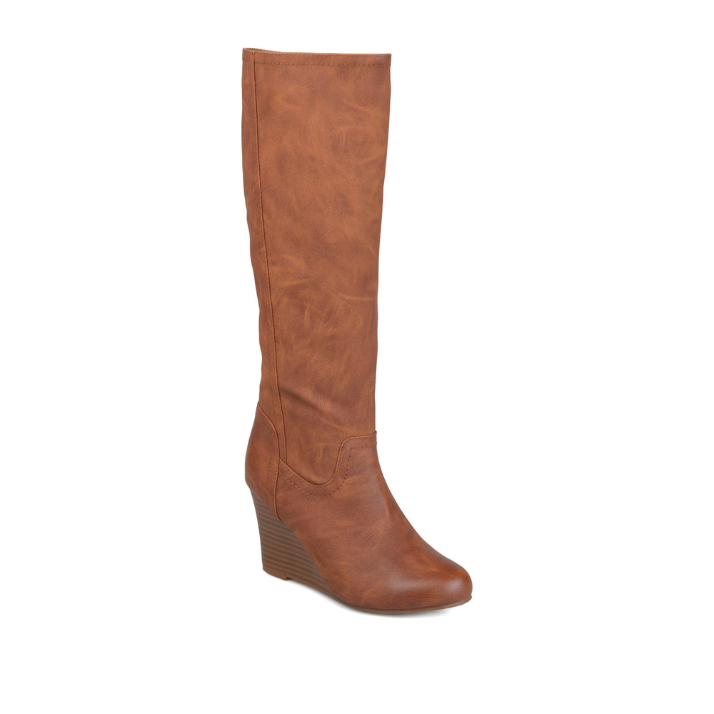 LANGLY KNEE-HIGH BOOTS IN FAUX LEATHER