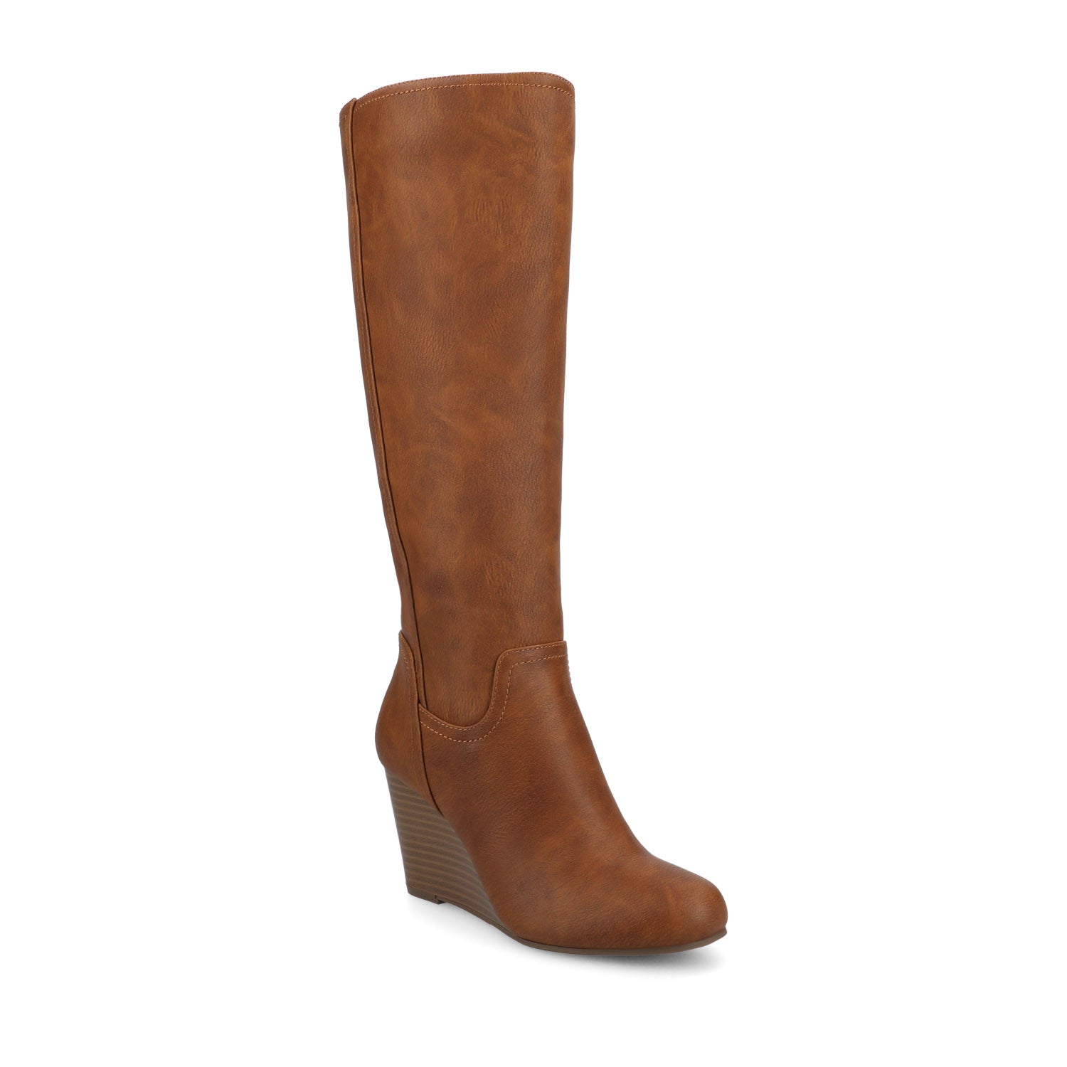 LANGLY KNEE-HIGH BOOTS IN FAUX LEATHER
