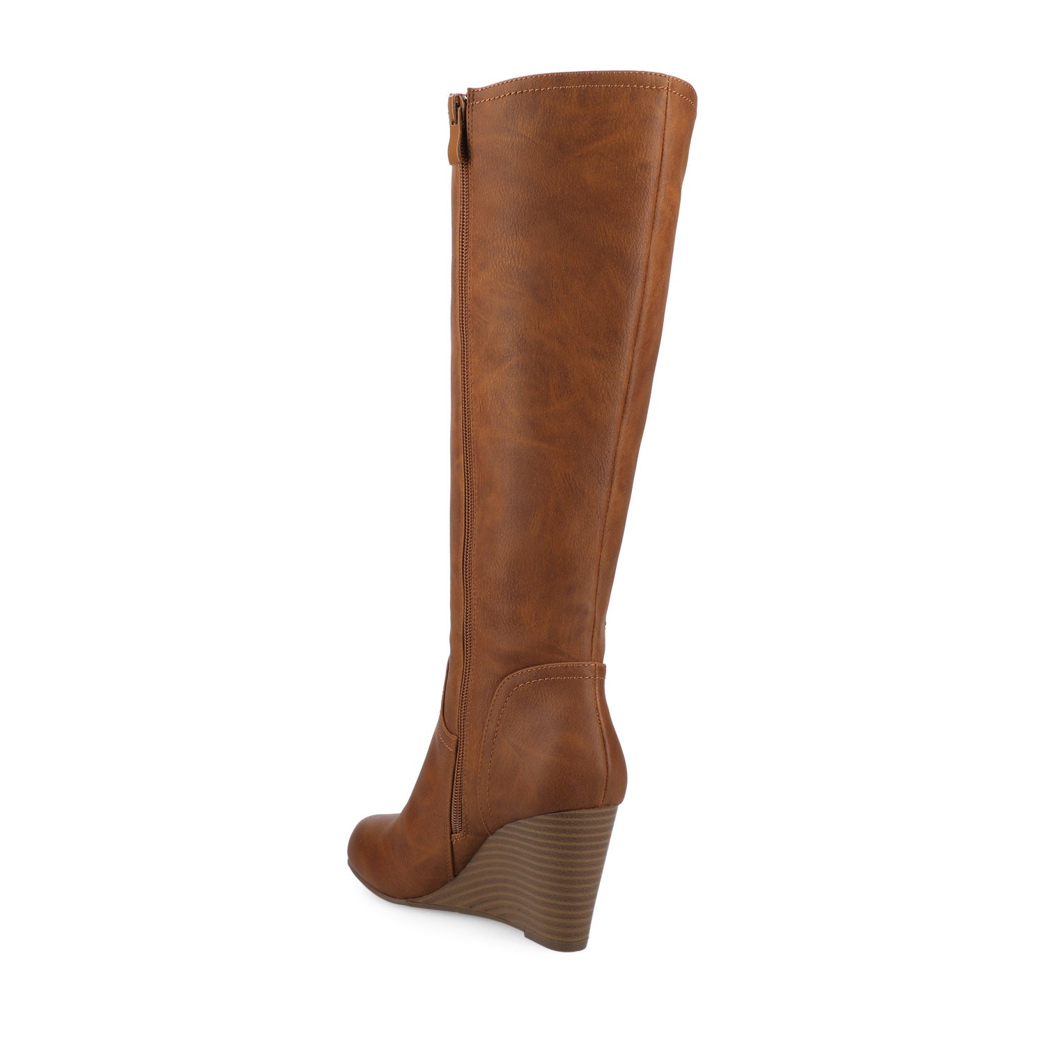 LANGLY KNEE-HIGH BOOTS IN WIDE CALF - Brown