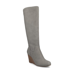 LANGLY KNEE-HIGH BOOTS IN FAUX LEATHER