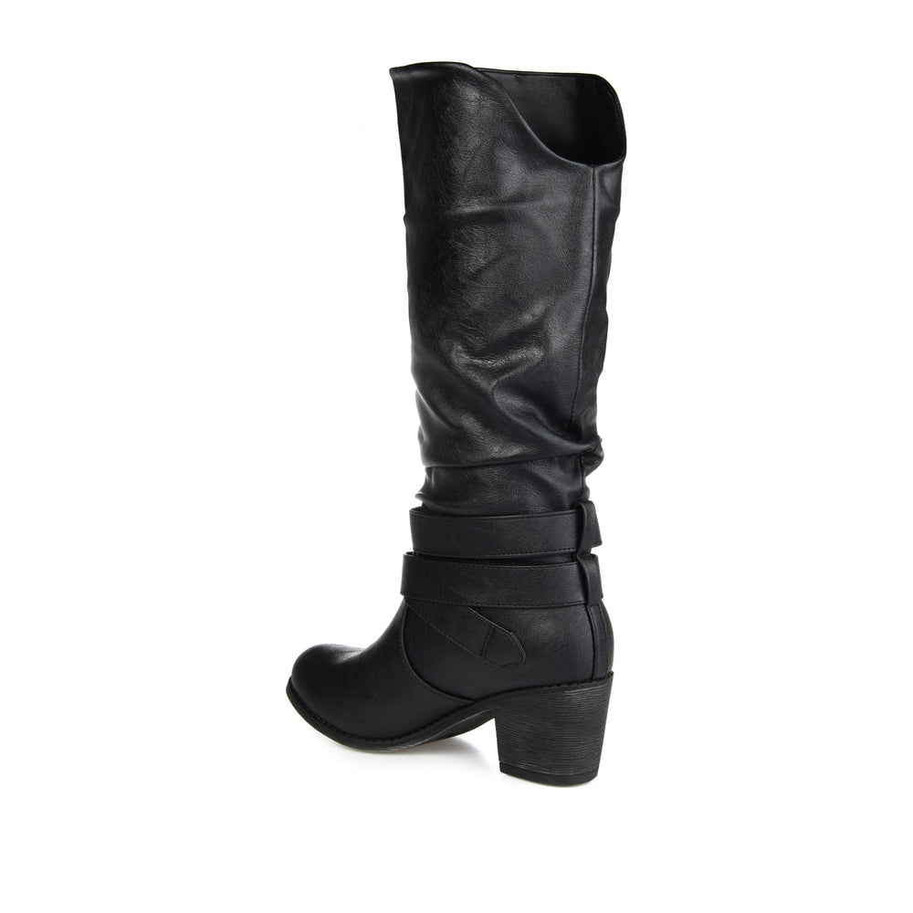 LATE KNEE-HIGH BOOTS IN FAUX LEATHER