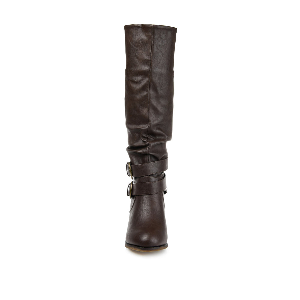 LATE KNEE-HIGH BOOTS IN FAUX LEATHER