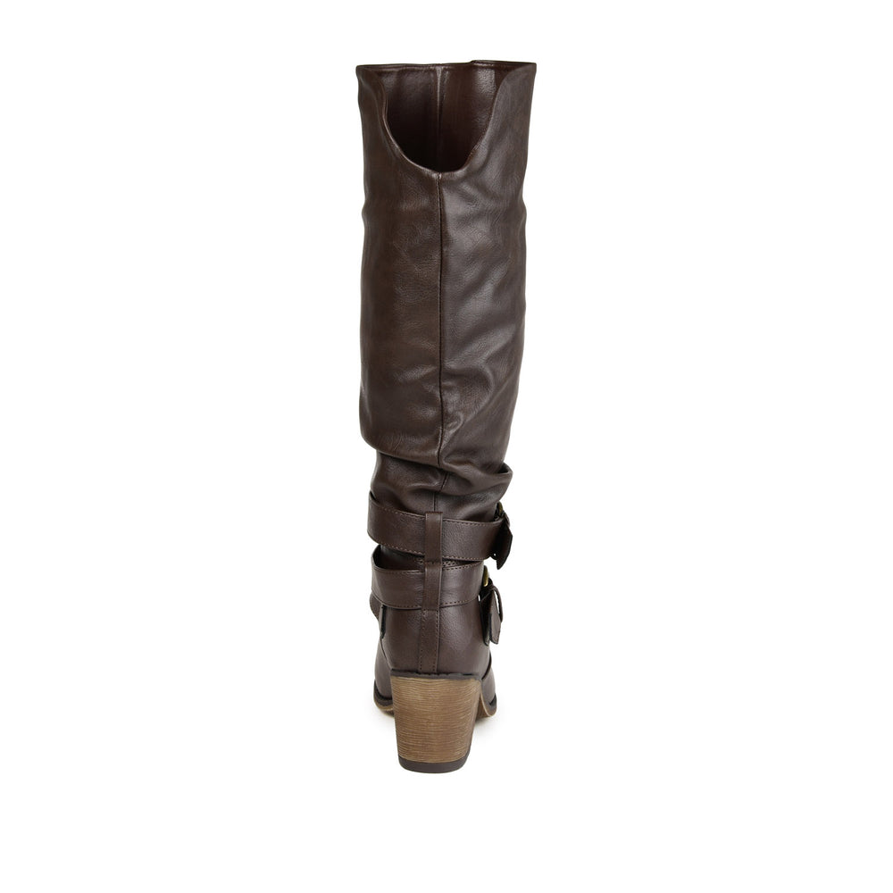 LATE KNEE-HIGH BOOTS IN FAUX LEATHER