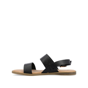 LAVINE MULTI STRAP SANDALS IN WIDE - Black