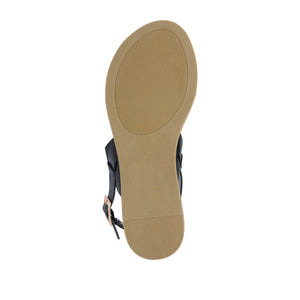 LAVINE MULTI STRAP SANDALS IN WIDE - Black