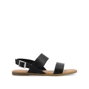 LAVINE SANDALS IN VEGAN LEATHER - Black