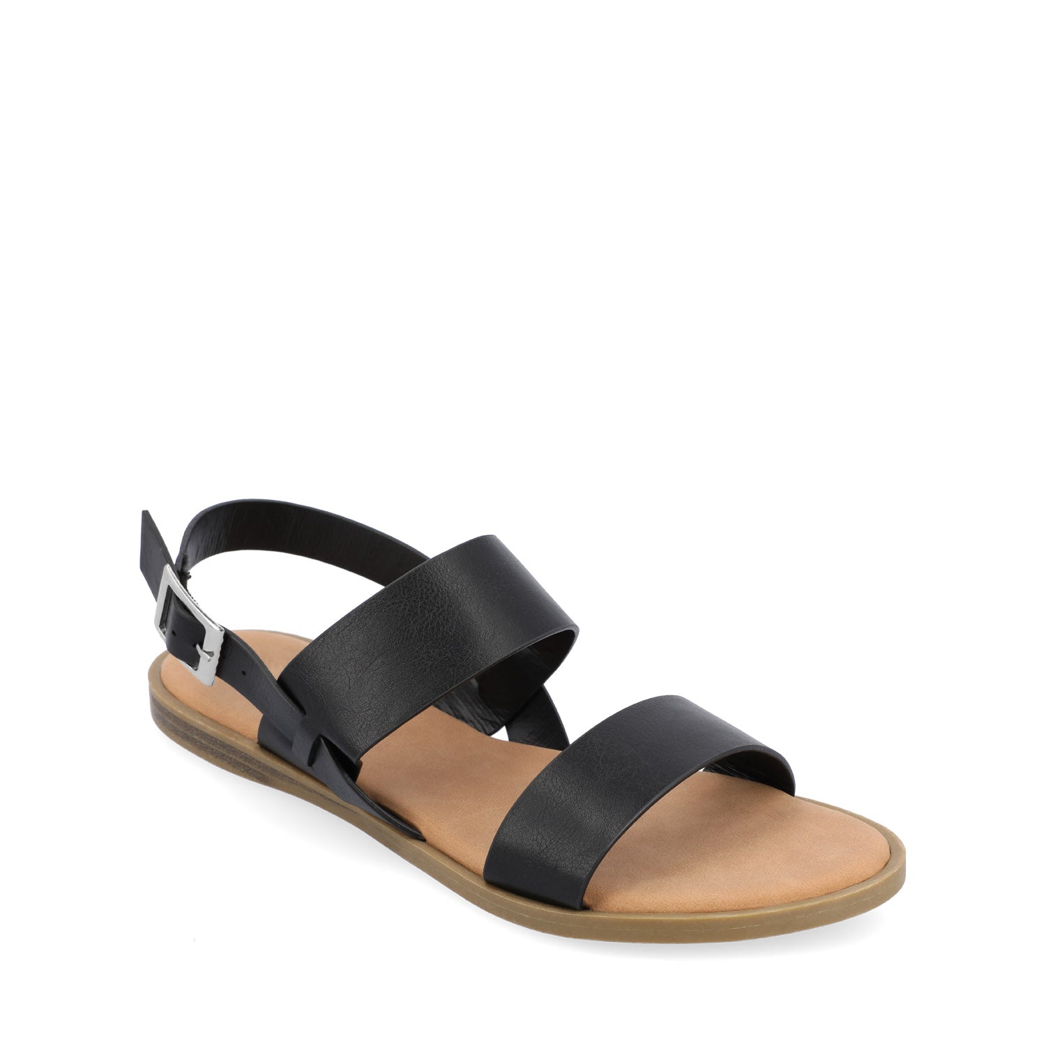 LAVINE SANDALS IN VEGAN LEATHER - Black