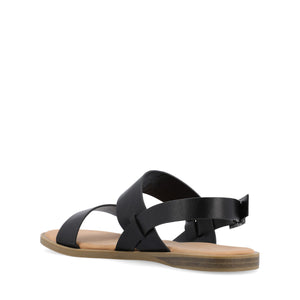 LAVINE MULTI STRAP SANDALS IN WIDE - Black