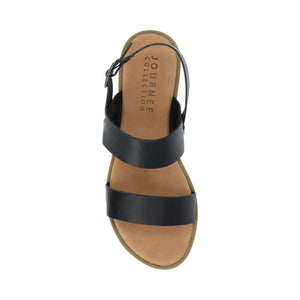 LAVINE SANDALS IN VEGAN LEATHER - Black