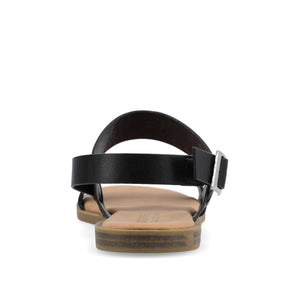 LAVINE SANDALS IN VEGAN LEATHER - Black