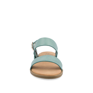 LAVINE FAUX LEATHER MULTI STRAP SANDALS IN WIDE