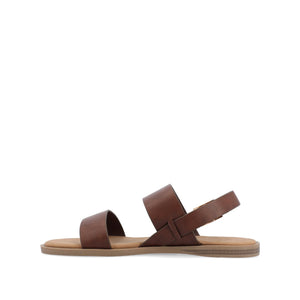 LAVINE STATEMENT MULTI STRAP SANDALS IN WIDE - Brown