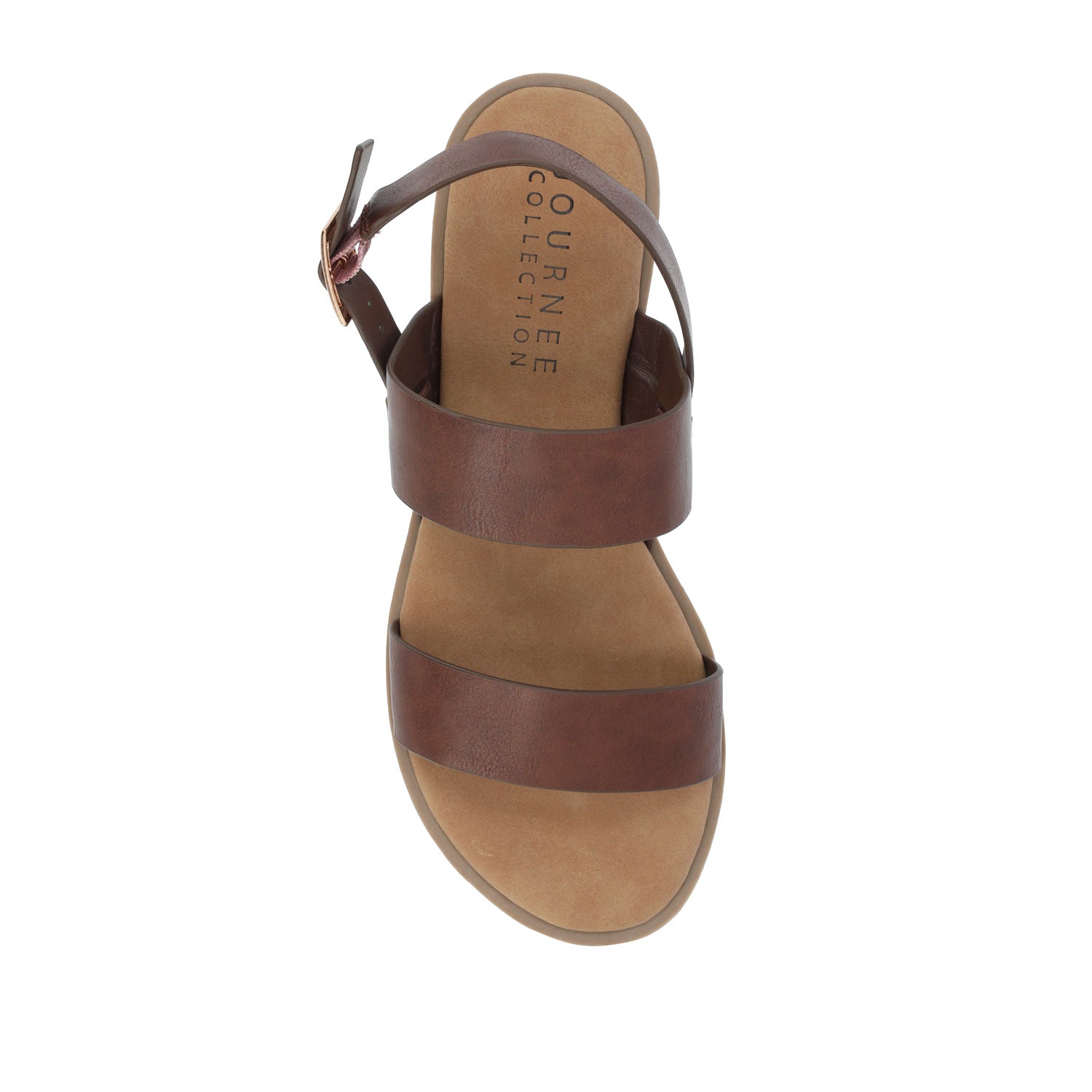 LAVINE STATEMENT MULTI STRAP SANDALS IN WIDE - Brown