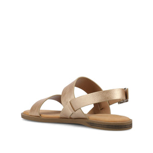LAVINE MULTI STRAP SANDALS NEW - Champagne PU
