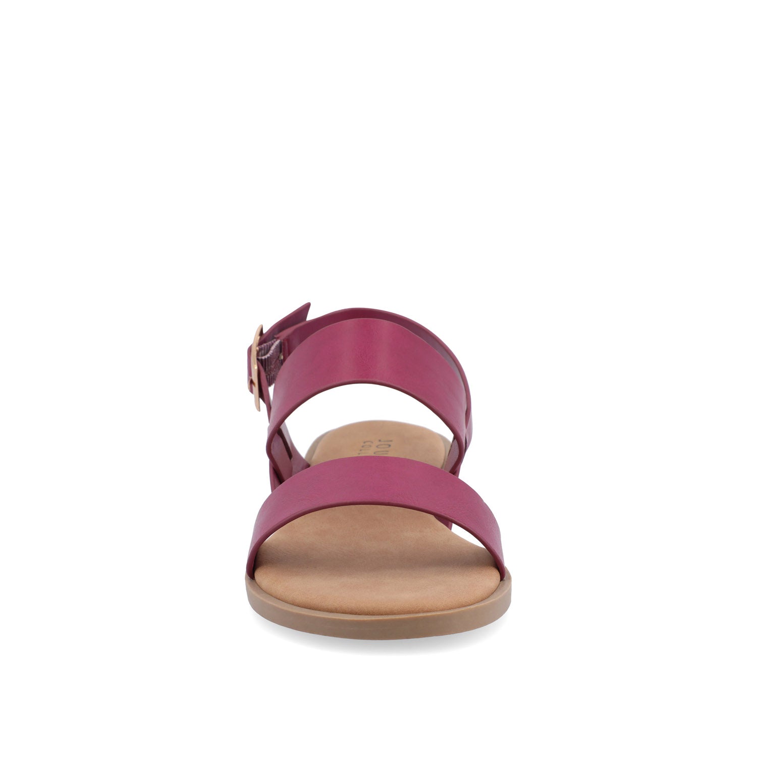 LAVINE STATEMENT MULTI STRAP SANDALS IN WIDE - Raspberry