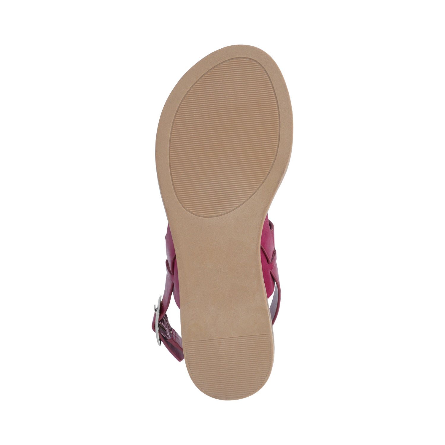 LAVINE STATEMENT MULTI STRAP SANDALS IN WIDE - Raspberry