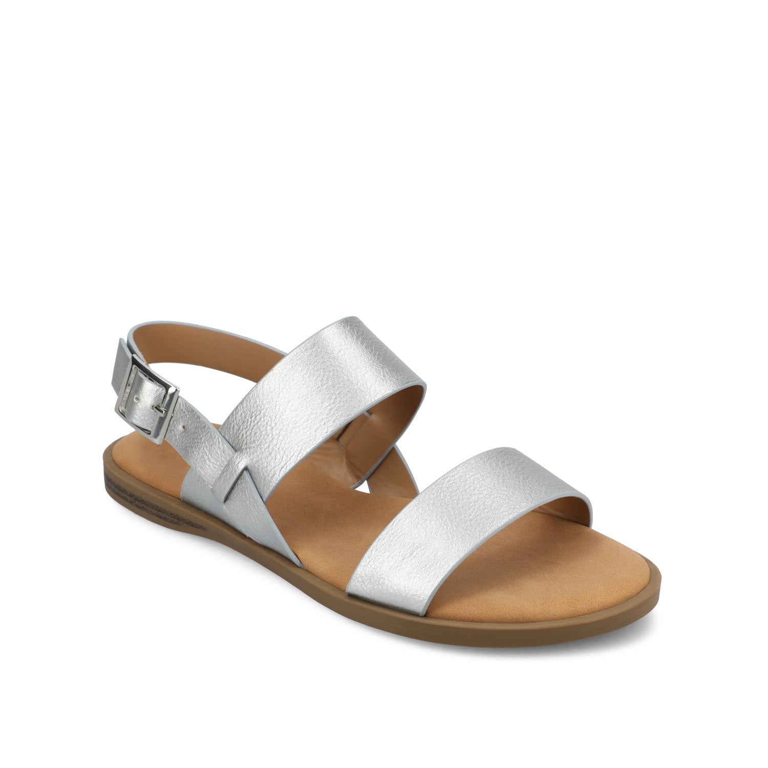 LAVINE MULTI STRAP SANDALS NEW - Silver PU