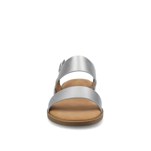 LAVINE MULTI STRAP SANDALS NEW - Silver PU