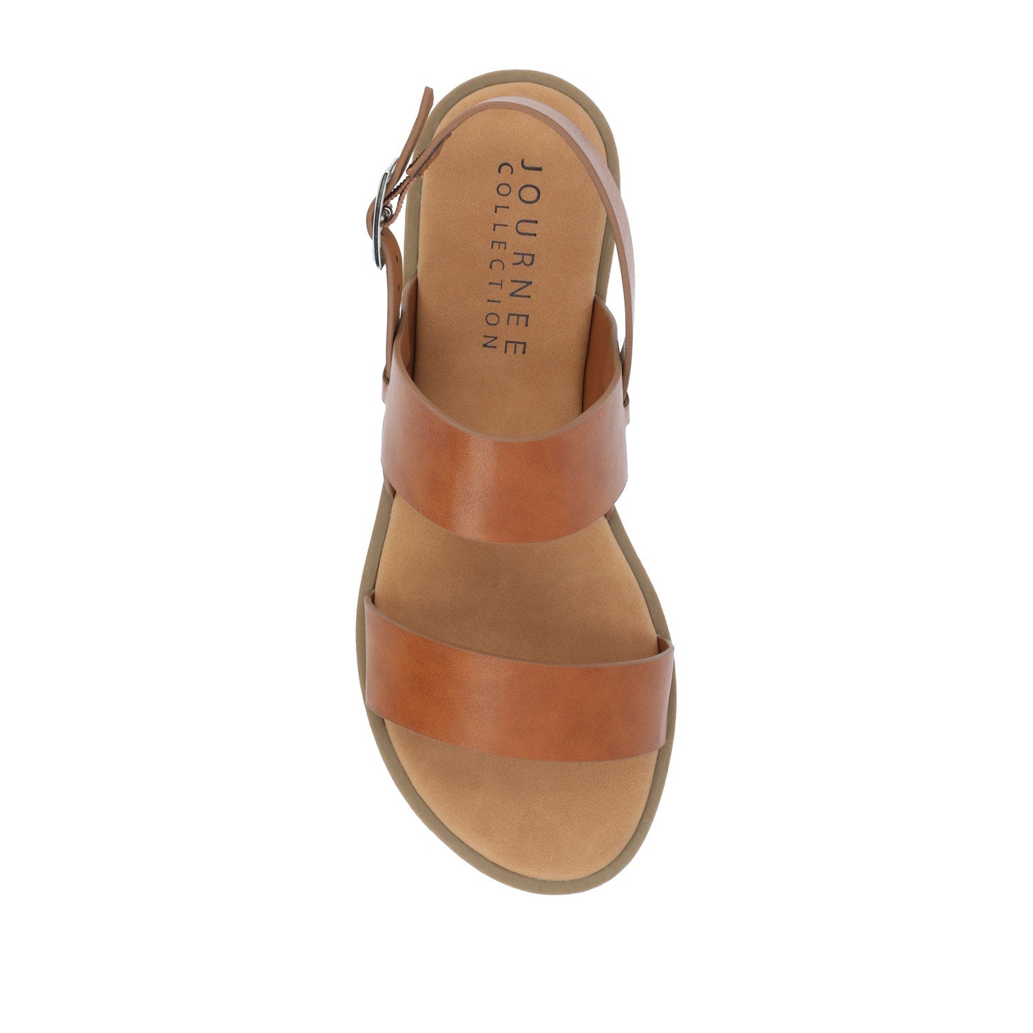 LAVINE STATEMENT MULTI STRAP SANDALS IN WIDE - Tan