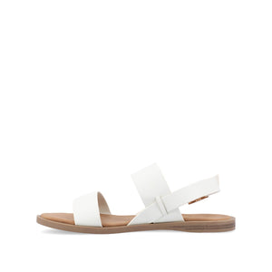 LAVINE SANDALS IN VEGAN LEATHER - White