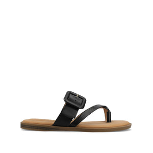 LAYRA FLAT SANDALS - Black
