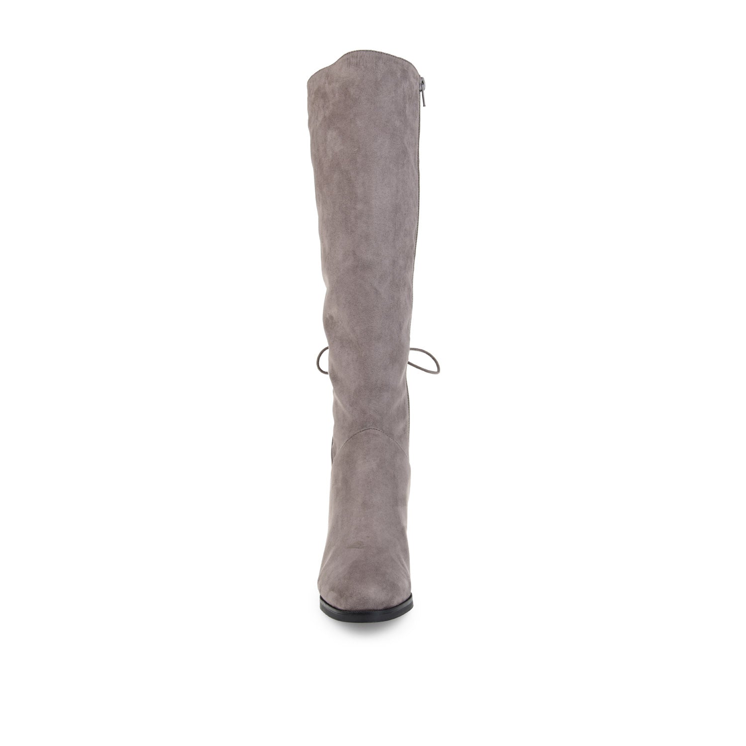LEEDA KNEE-HIGH BOOTS IN FAUX SUEDE
