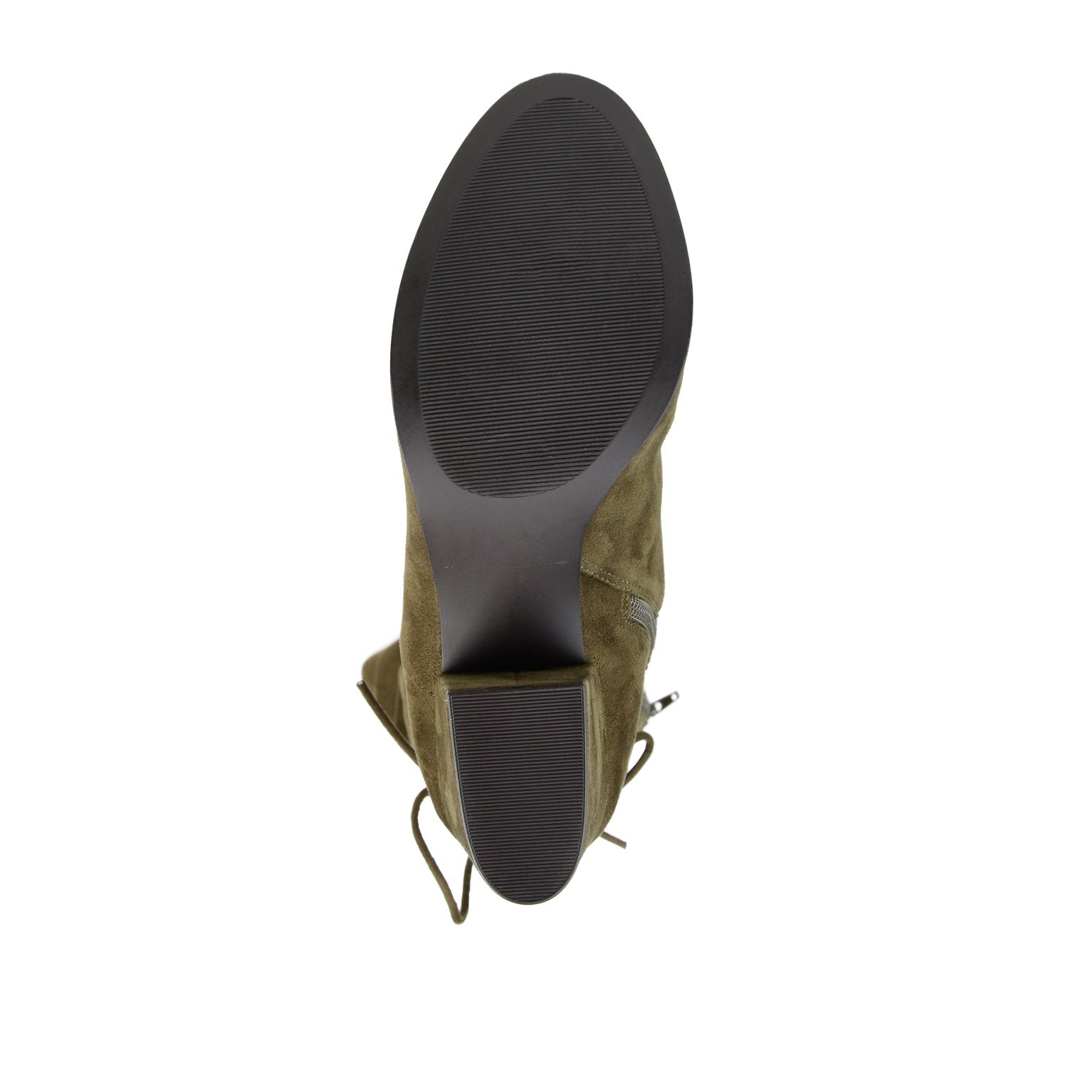 LEEDA KNEE-HIGH BOOTS IN X-WIDE CALF - Olive