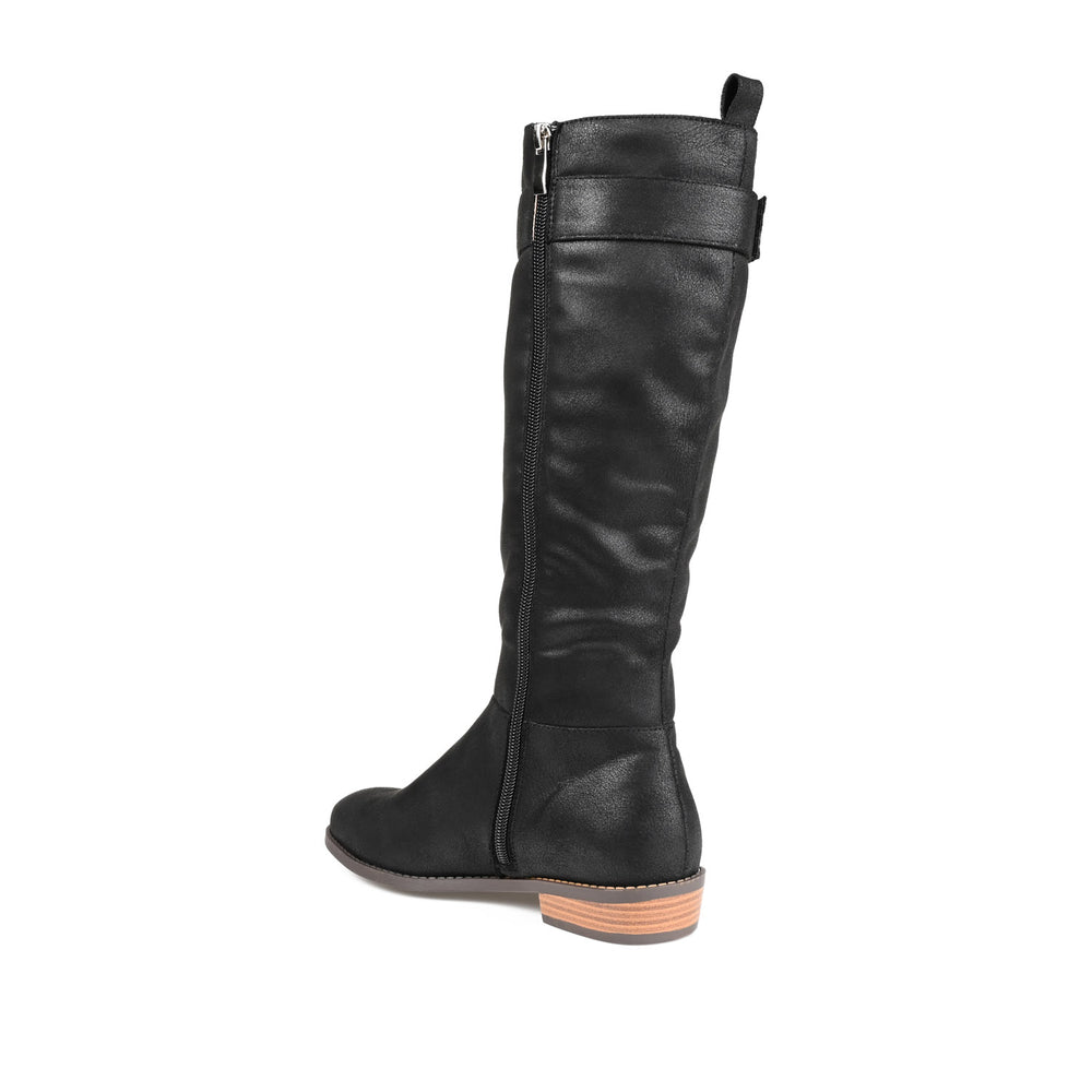 LELANNI KNEE-HIGH BOOTS IN FAUX LEATHER