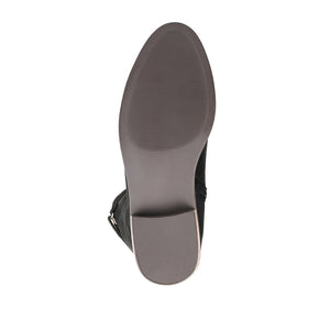 LELANNI KNEE-HIGH BOOTS IN X-WIDE CALF - Black PU