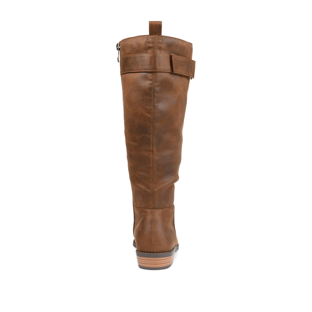 LELANNI KNEE-HIGH BOOTS IN FAUX LEATHER