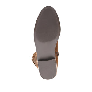 LELANNI KNEE-HIGH BOOTS IN X-WIDE CALF - Brown PU