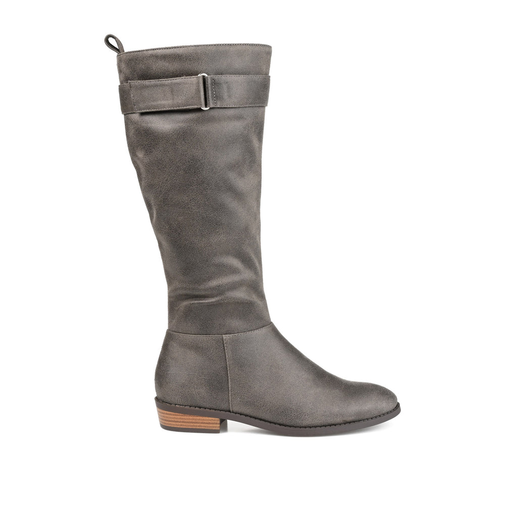 LELANNI KNEE-HIGH BOOTS IN FAUX LEATHER