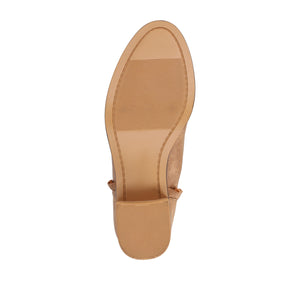 LENNIE BLOCK HEELED BOOTIES IN VEGAN LEATHER - Brown