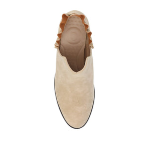 LENNIE BLOCK HEELED BOOTIES IN VEGAN LEATHER - Rose