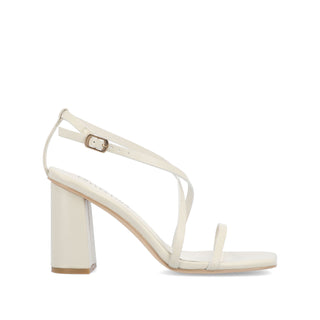 LENORRA STRAPPY SANDALS IN FAUX LEATHER