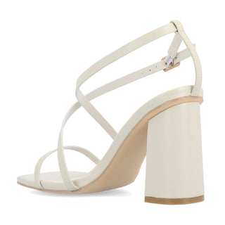 LENORRA STRAPPY SANDALS IN FAUX LEATHER